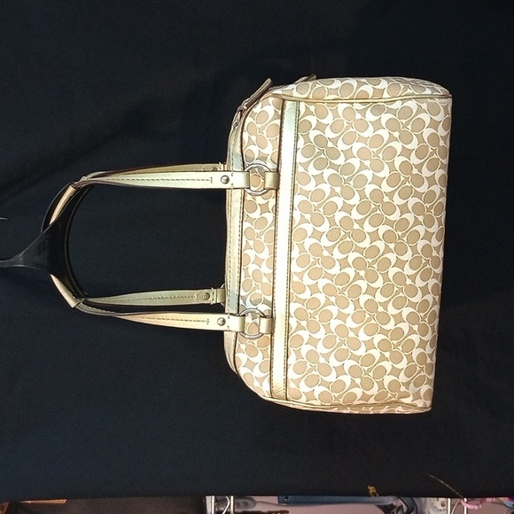 Coach Chelsea heritage stripe bag. - Picture 3 of 11